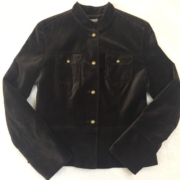 Kenmar Jackets & Blazers - Kenmar Velour Jacket Brown Size 6